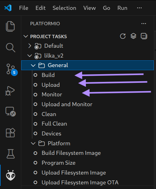 PlatformIO vscode add-on
